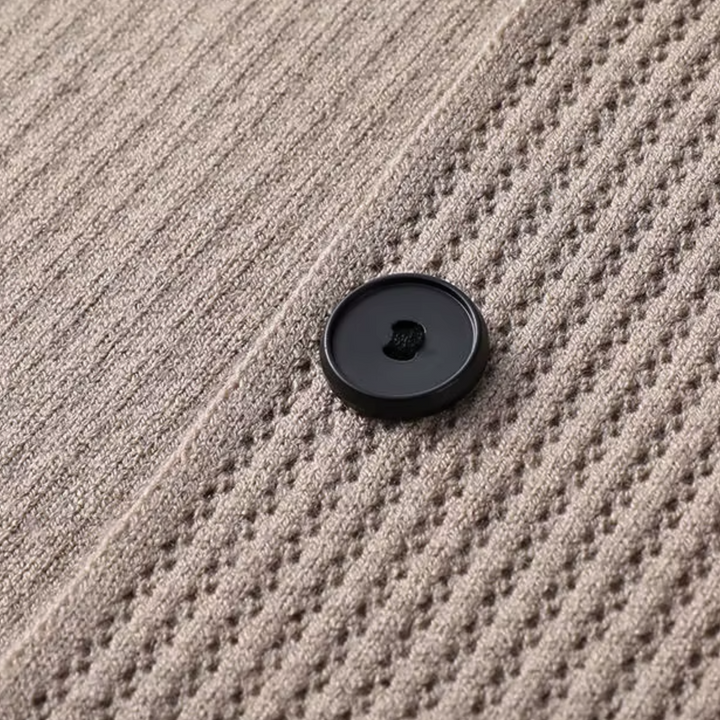 Noir Bastion Wool Cardigan