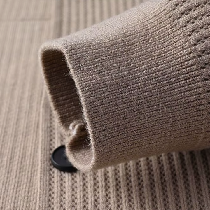 Noir Bastion Wool Cardigan
