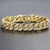 Miami Gold Curb Cuban Bracelet - DapperForge
