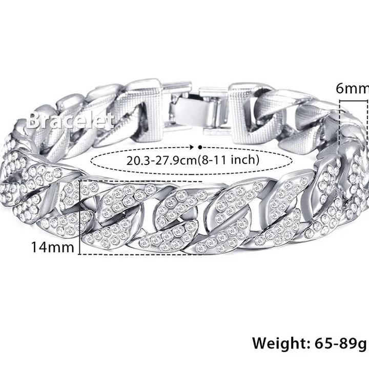 Miami Gold Curb Cuban Bracelet - DapperForge