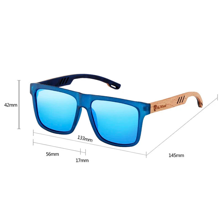Square UV400 Polarized Sunglasses