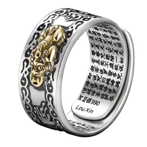 Feng Shui Unisex Adjustable Ring