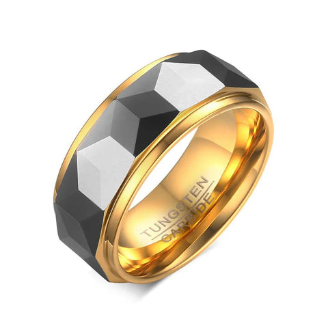 8mm Gold Tungsten Ring