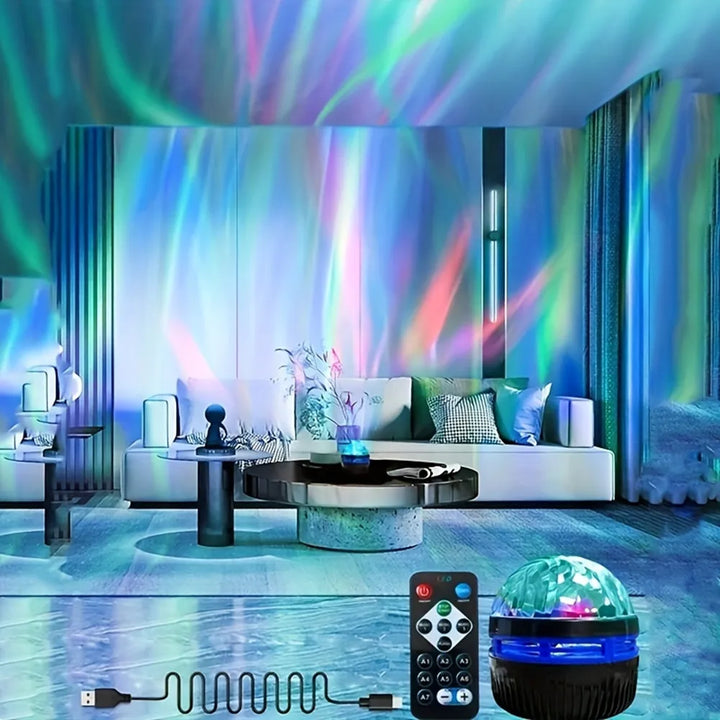 Starry Galaxy Ocean LED Projector Lamp with Smart Remote