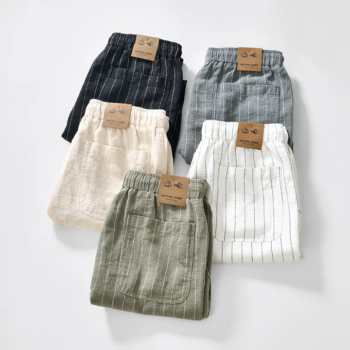 Elward Style™ Cotton and Linen Shorts