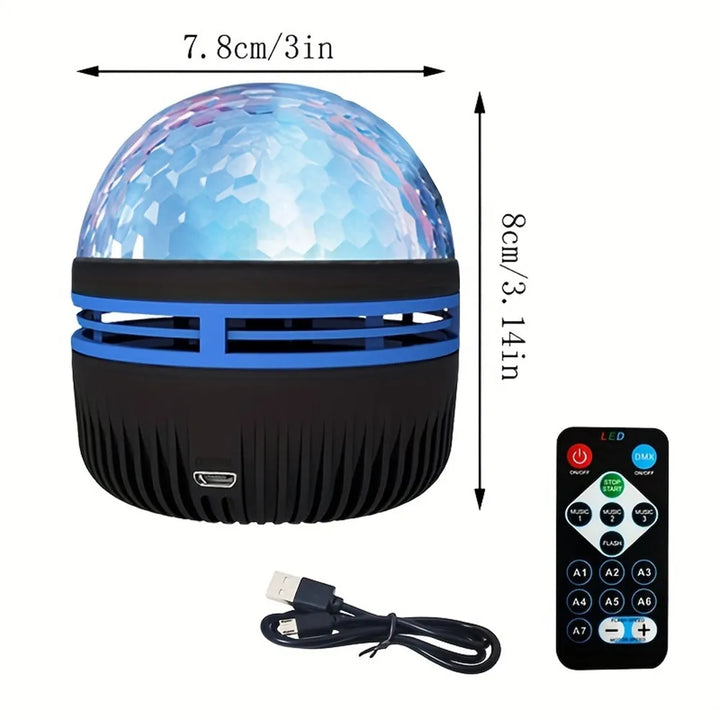 Starry Galaxy Ocean LED Projector Lamp with Smart Remote