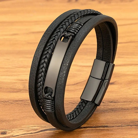 Multilayer Leather Bracelet - DapperForge
