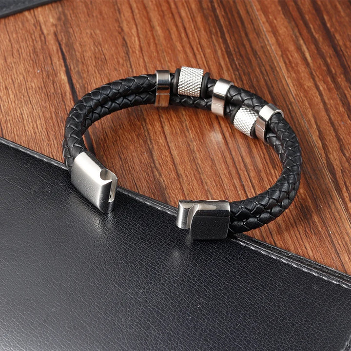 Ironveil™ Multilayer Leather Bracelet