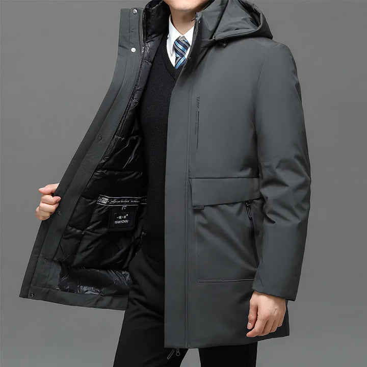 Falcon Ordain Hooded Long Jacket