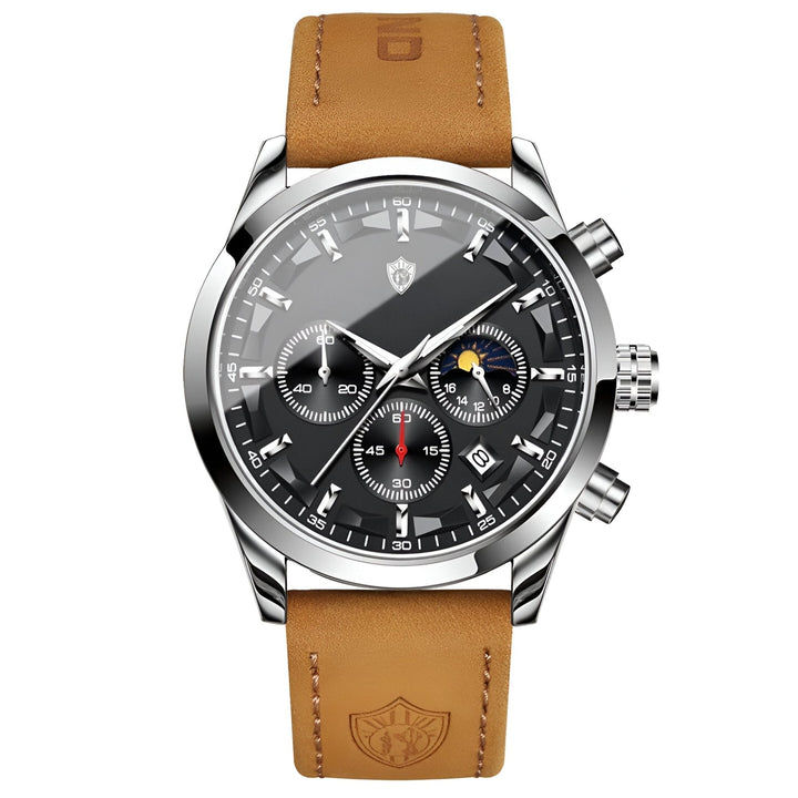Halveth™ Leather Strap Watch
