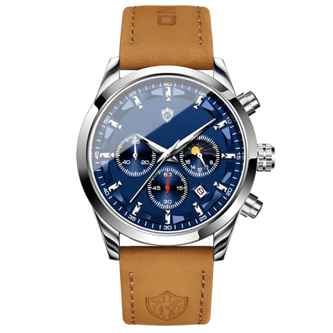 Halveth™ Leather Strap Watch